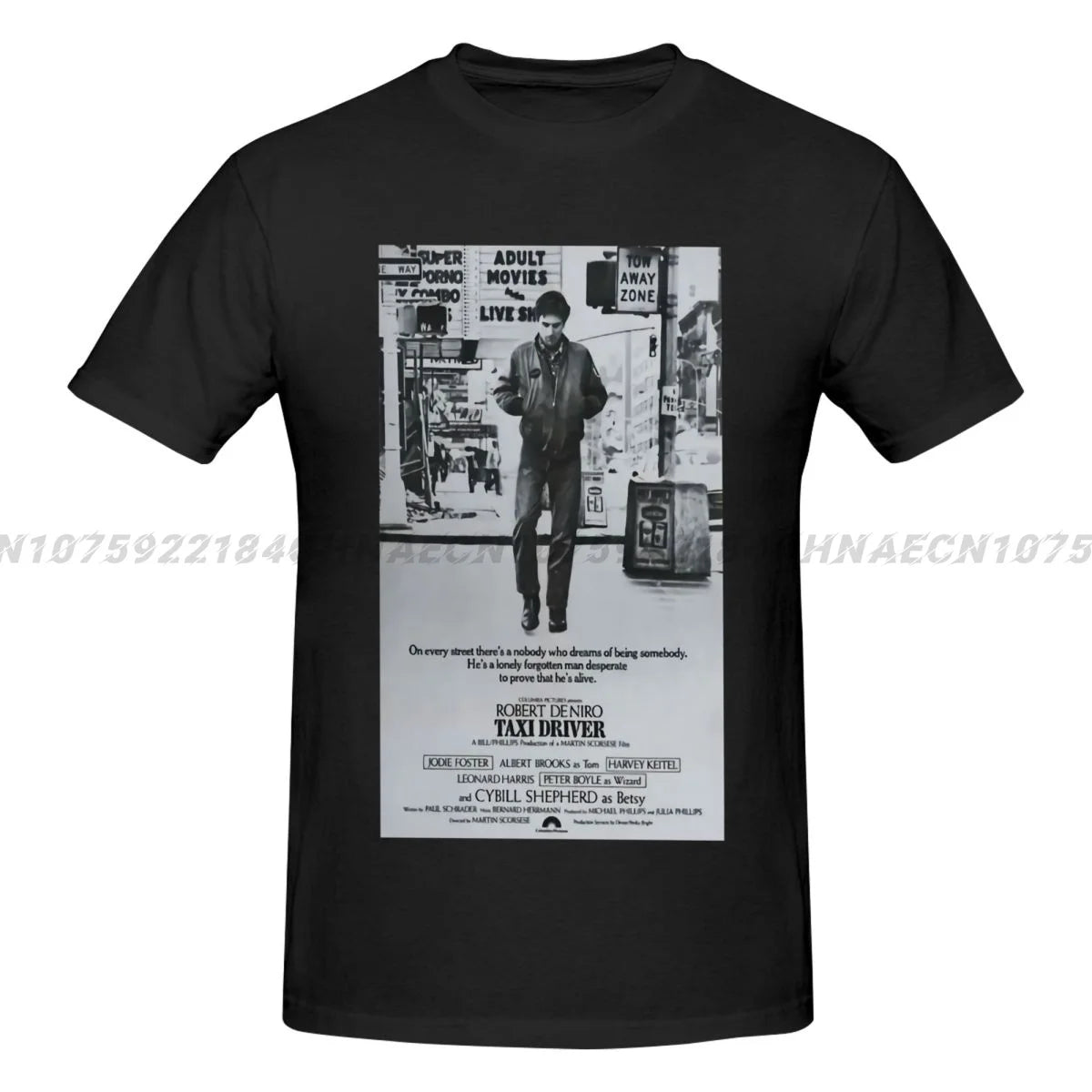 Short Sleeve Robert De Niro T Shirts Crew Neck Tops Original