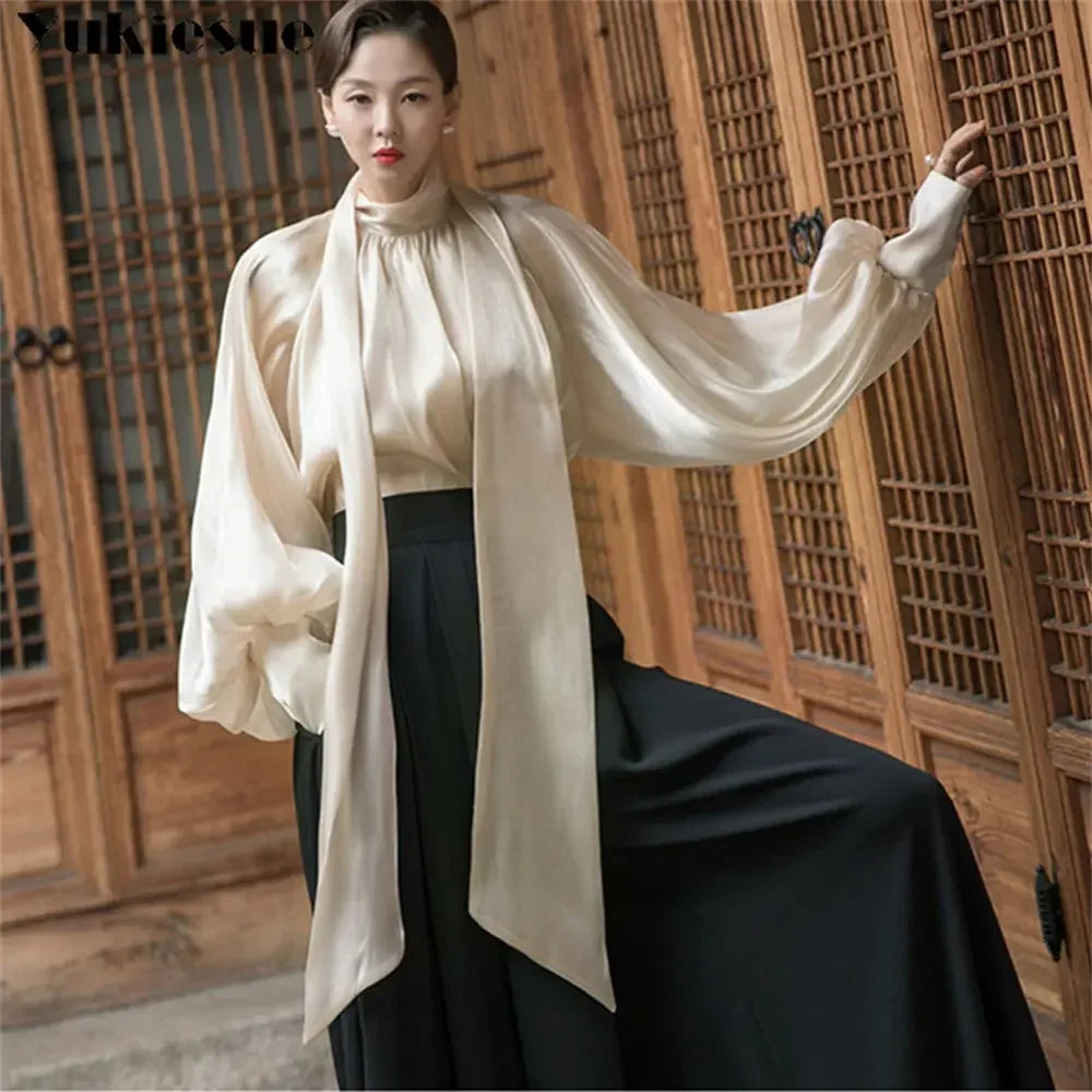 All-Match Solid Color Blouse