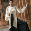 All-Match Solid Color Blouse