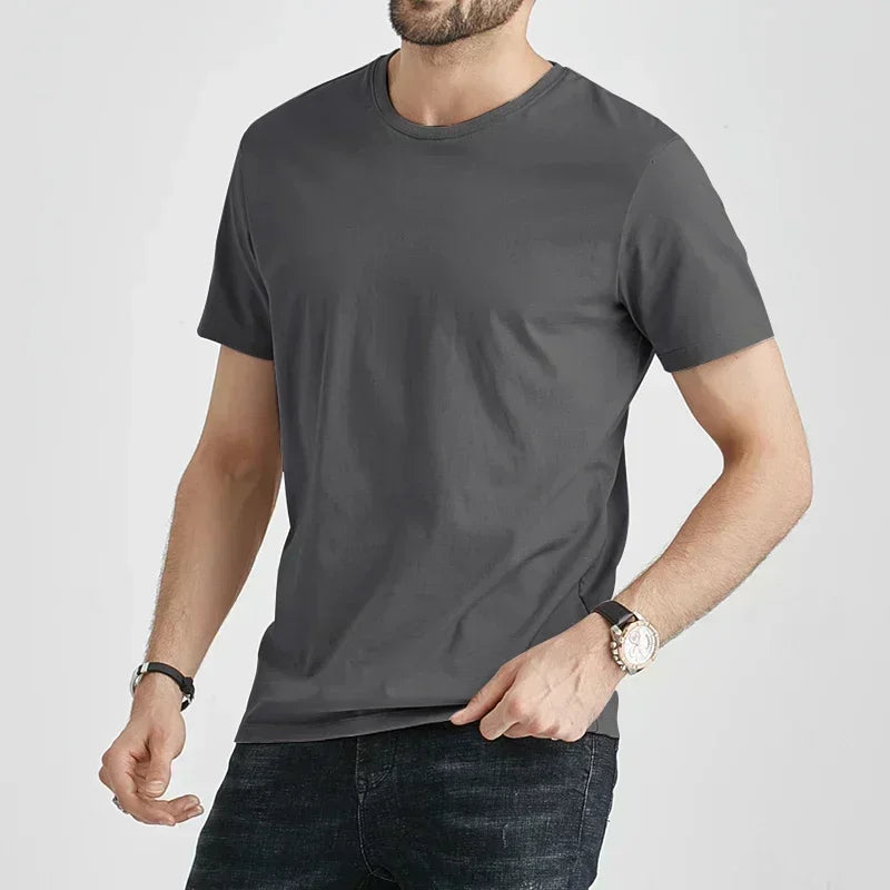 Breathable Moisture-Wicking Short Sleeve Round Neck