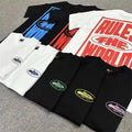 American lettered tops for men and women in summer, autumn and winter
