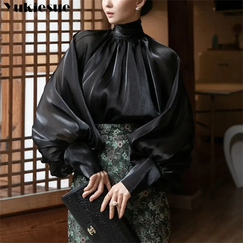 All-Match Solid Color Blouse